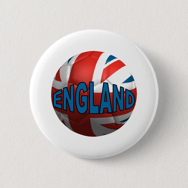World England Pinback Button (Front)