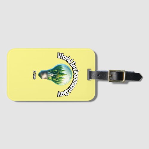 World Environment Day 5 June Luggage Tag