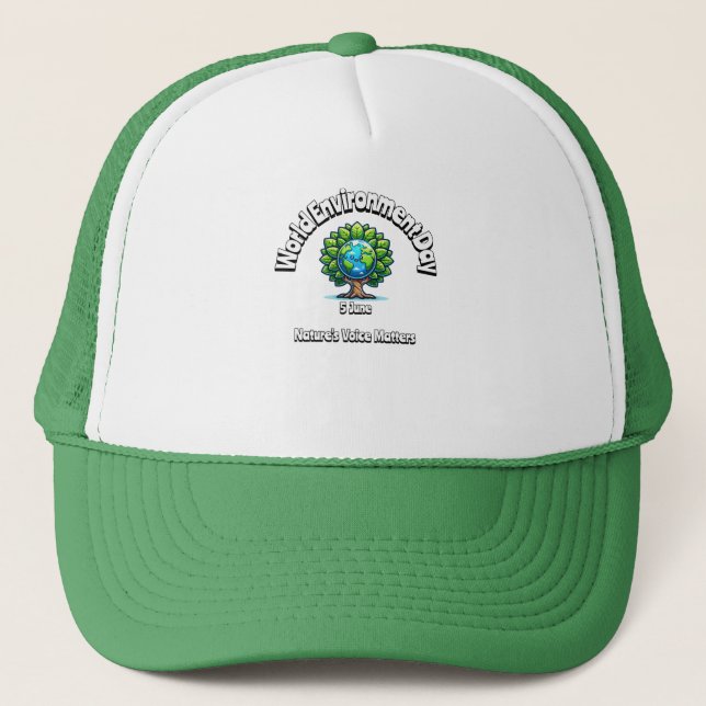 World Environment Day. 5 June Trucker Hat (Front)