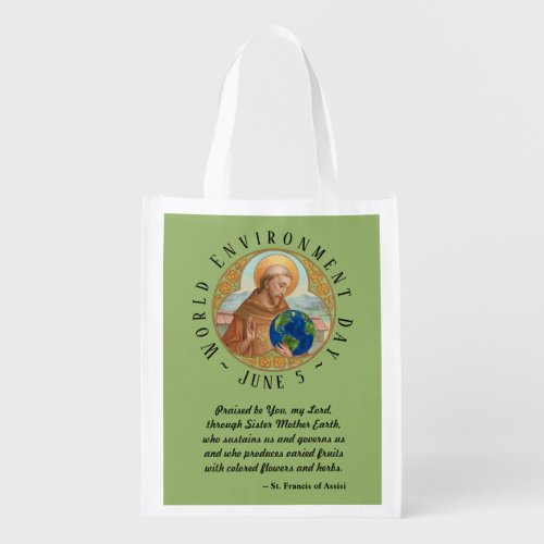 World Environment Day  St Francis of Assisi A Grocery Bag