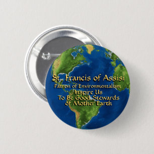 World Environment Day & St Francis of Assisi Button