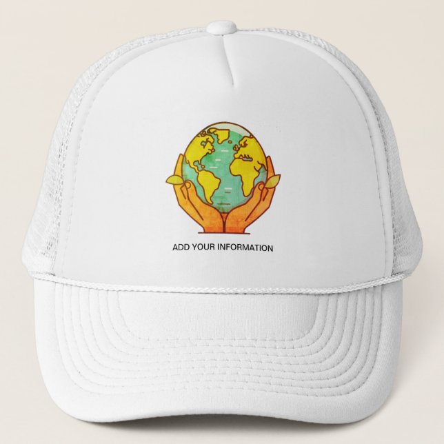 WORLD ENVIRONMENT DAY  TRUCKER HAT (Front)
