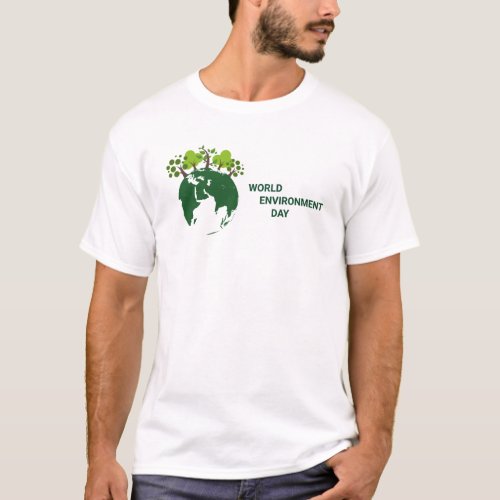 World environment day Working Together to Protect T_Shirt