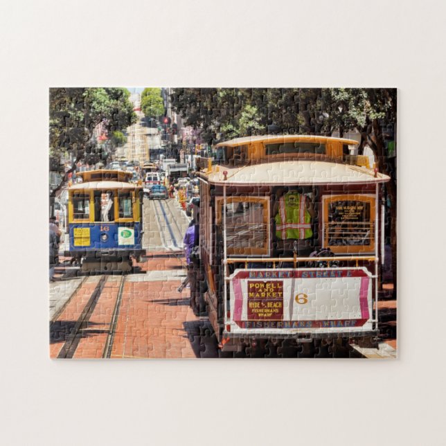 World Famous Cable Cars Jigsaw Puzzle (Horizontal)