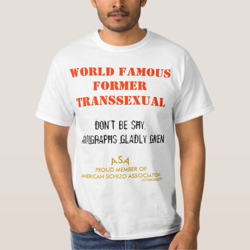 WORLD FAMOUS FORMER TRANSSEXUAL _ ICONOBLASTER T_Shirt