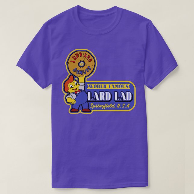 World Famous Lard Donuts T-Shirt (Design Front)