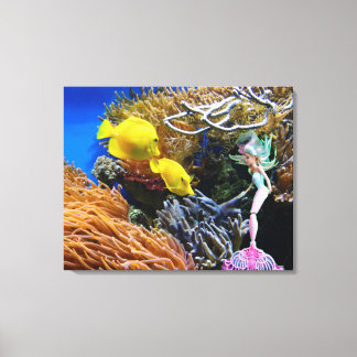 World Famous Mermaid. Canvas Print