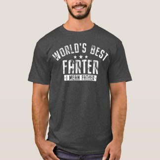 World Farter I Mean Father Father s Day Retro Dad T-Shirt
