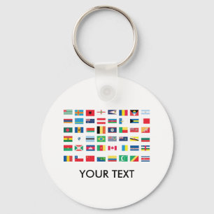 World Flag Keychains