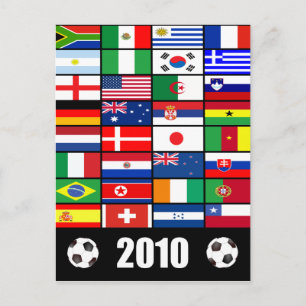 World Flags 2010 Postcard