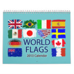 World Flags 2013 Calendar at Zazzle
