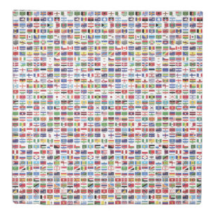 World Flags Bedding Duvet Cover