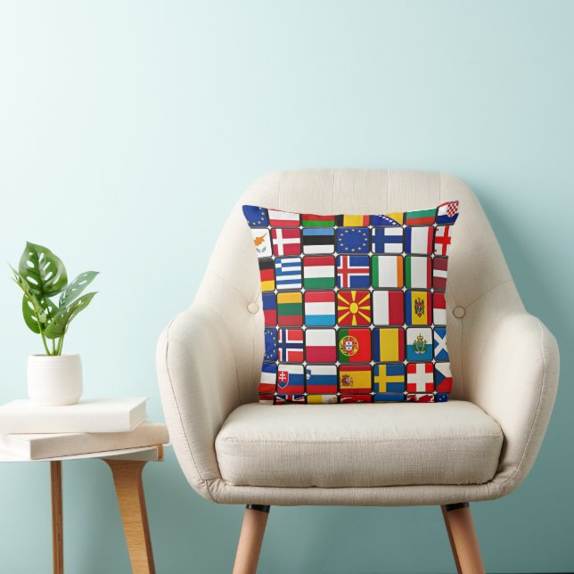 World Flags Collection, Throw Pillow (Chair)