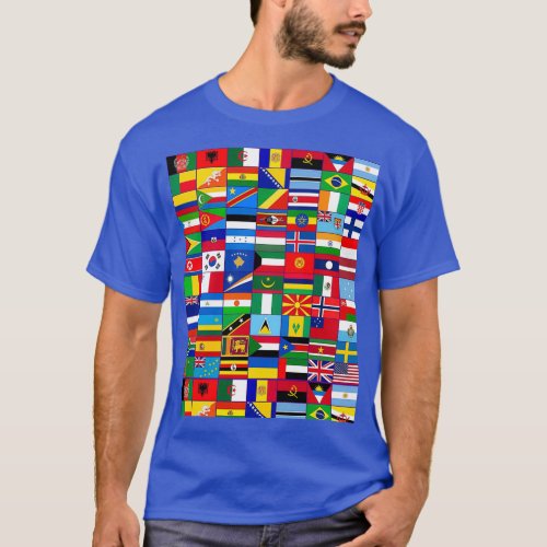 World Flags Graphic T_Shirt