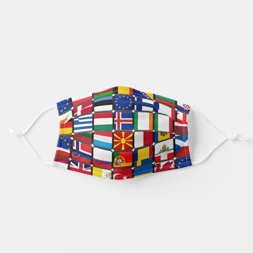 World Flags international Adult Cloth Face Mask
