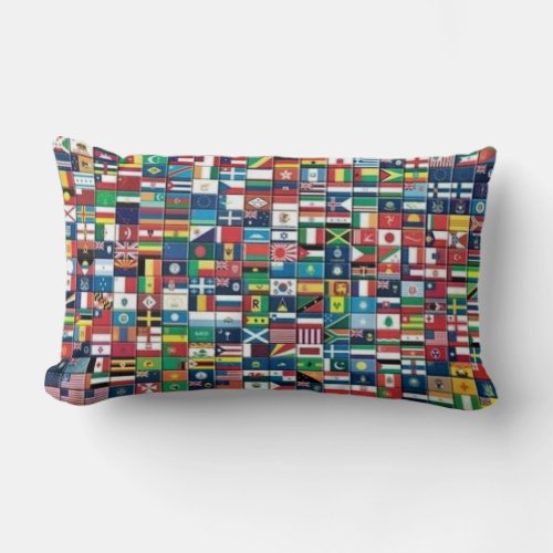 World Flags Pillow