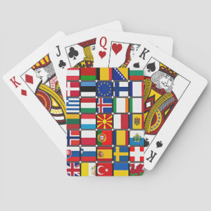 World Flags. Poker Cards