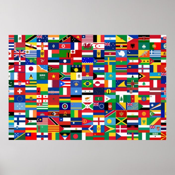 World Flags Poster | Zazzle.com