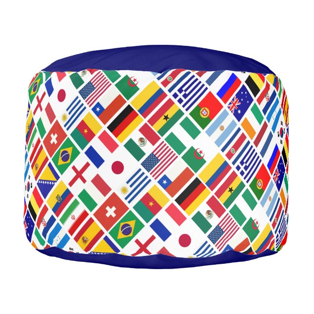 World Flags SOCCER 2014 Pouf (Left)