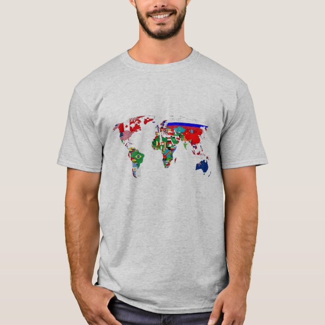 World Flags T-Shirt (Front)