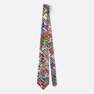World Flags Tie