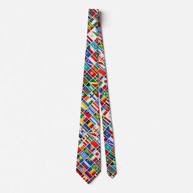 World Flags Tie (Front)