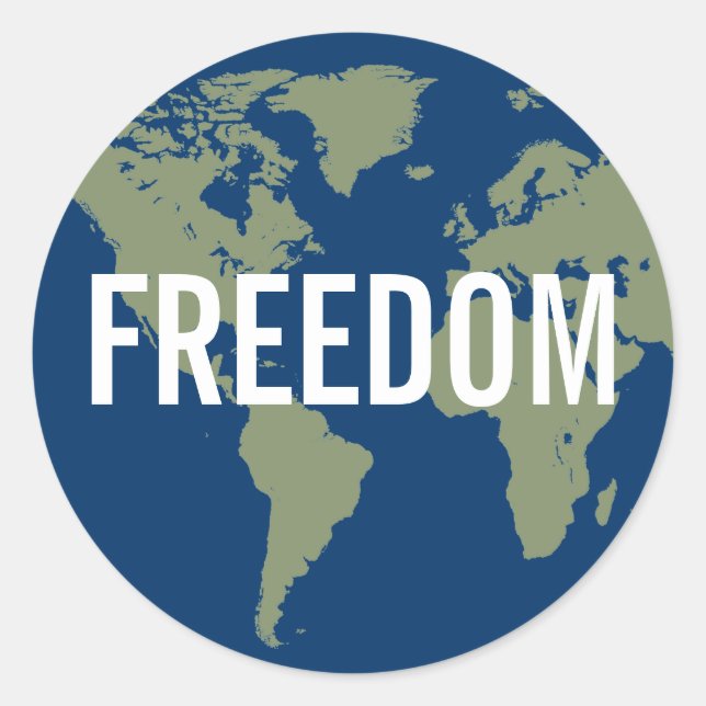 World Freedom Sticker (Front)