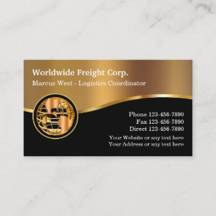 World Freight And Logistics  Business Card