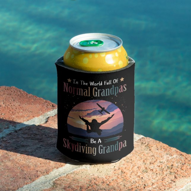 World Full Of Normal Grandpas Be Skydiving Grandpa Can Cooler (In Situ Pool)