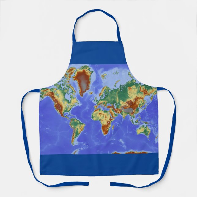 World Geographic International Map Apron (Front)