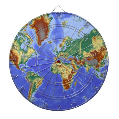 World Geographic International Map Dart Board