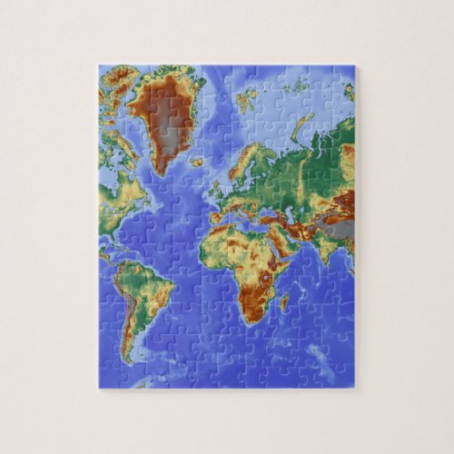 World Geographic International Map Jigsaw Puzzle