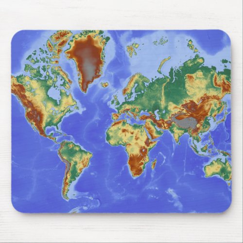 World Geographic International Map Mouse Pad