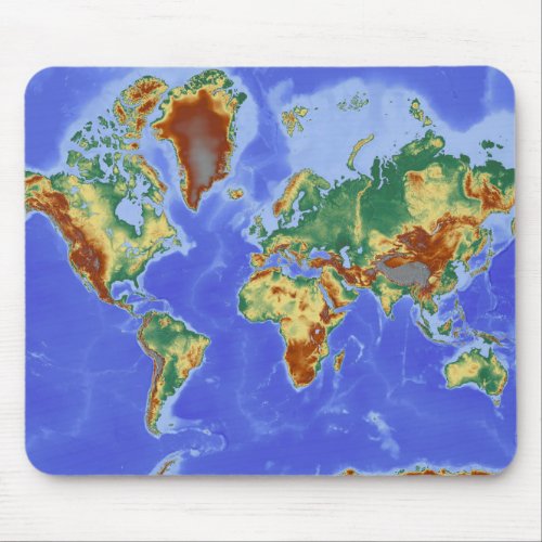 World Geographic International Map Mouse Pad