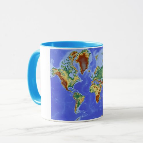 World Geographic International Map Mug