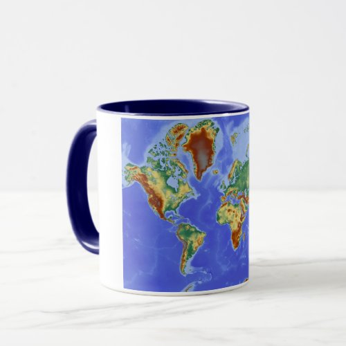 World Geographic International Map Mug