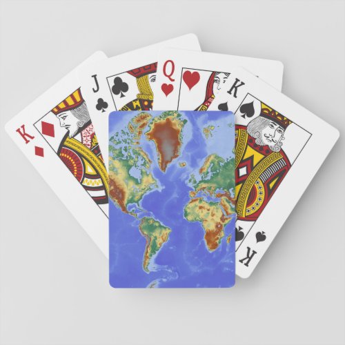 World Geographic International Map Playing Cards