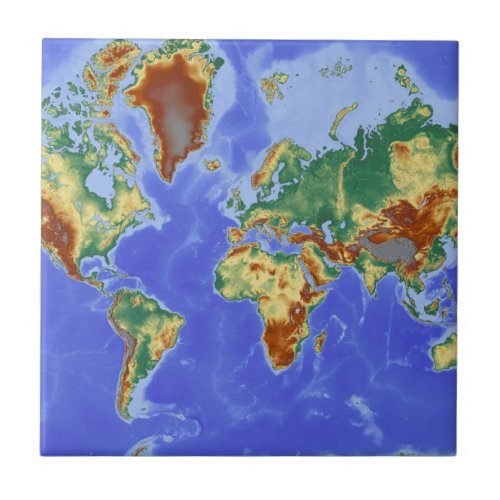 World Geographic International Map Tile