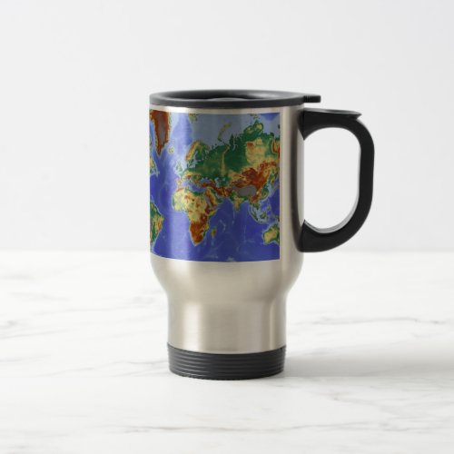 World Geographic International Map Travel Mug