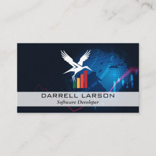 World Global Finance Markets Business Card