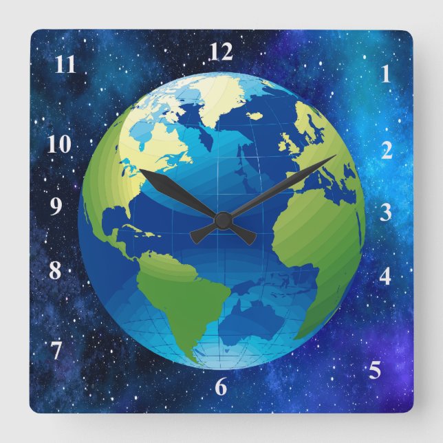 World Globe Clock (Front)