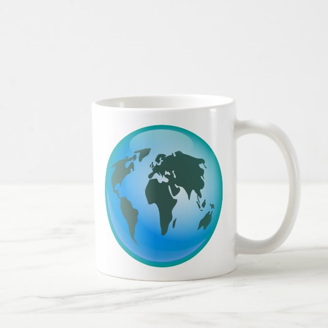 World Globe Coffee Mug (Right)