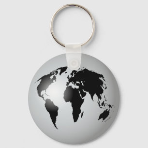 World Globe Keychain