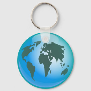 World Globe Keychain
