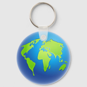 World Globe Keychain