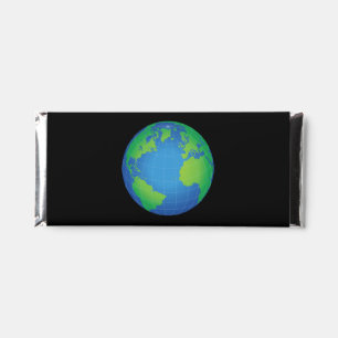 World Globe Map Hershey Bar Favors