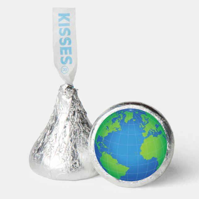 World Globe Map Hershey®'s Kisses® (Front)