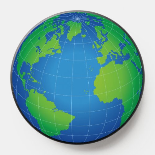 World Globe Map PopSocket