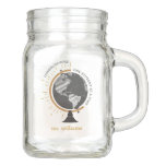 World Globe Teachers Mason Jar Mug World Globe Teachers Mason Jar Mug