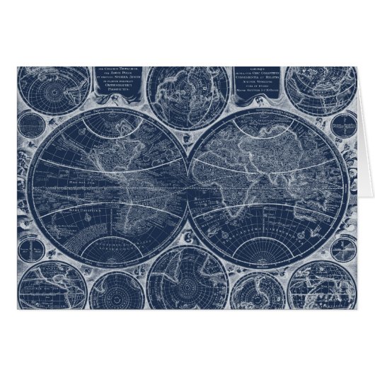 World Globes Blueprint Cards (Front Horizontal)